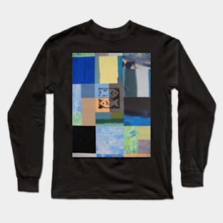 Patchwork abstract 5 Long Sleeve T-Shirt